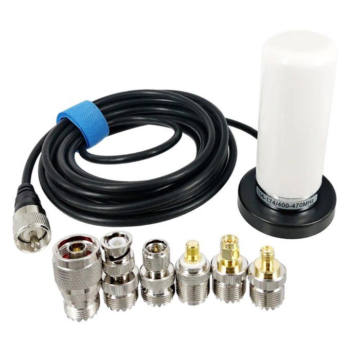 Antenna Frusta UHF 460MHz Per Auto, Staccabile Due Parti, Tipo PL259, Banda Singola, LINCHO
