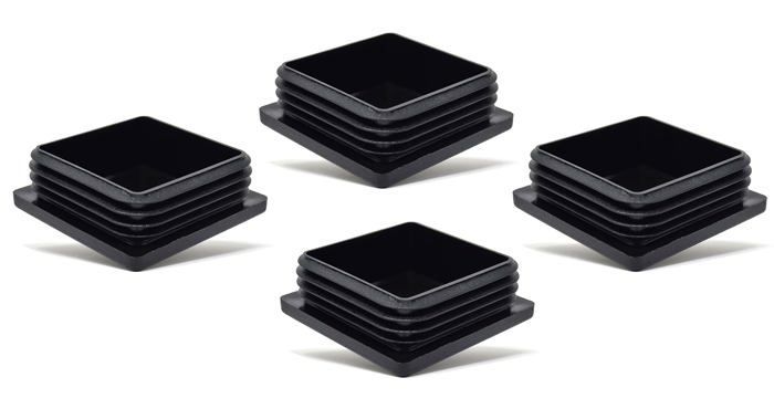 Design61 Lot De 4 Bouchons à Laelles Carrés 80 X 80 Avec Laelles