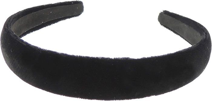 Serre-tte cheveux courts et longs en velours noir pour femme fille ...