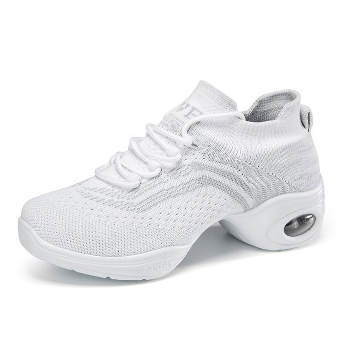 ERICAT Femmes Maille Baskets Léger Respirant Maille Chaussures Beige Running Cushioning Height Increasing Sportives Décontractées Chaussures Unique