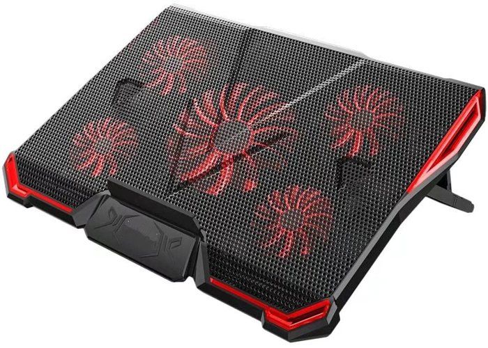 Refroidisseur pour ordinateur portable de 12 à 173 pouces refroidisseur pour ordinateur portable ultra silencieux avec 5 ventilat