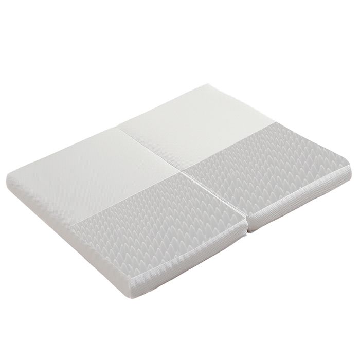 Matelas pliable tissu nid dabeille certifié Öko - Tex ergonomique respirant et durable emballage compressé tapis multifonct