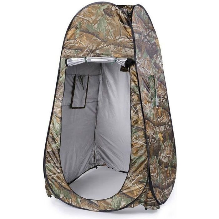 Tente De Douche Pop Up Camping Pêche Plage Toilette Pliable Avec Sac VERT