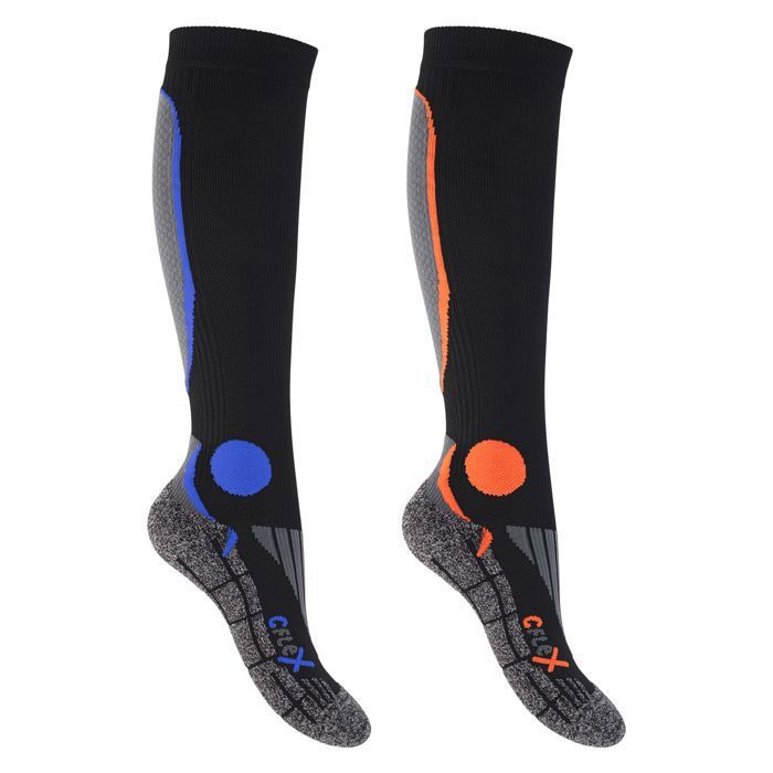 CFLEX Chaussettes de compression running pour hommes et femmes (2