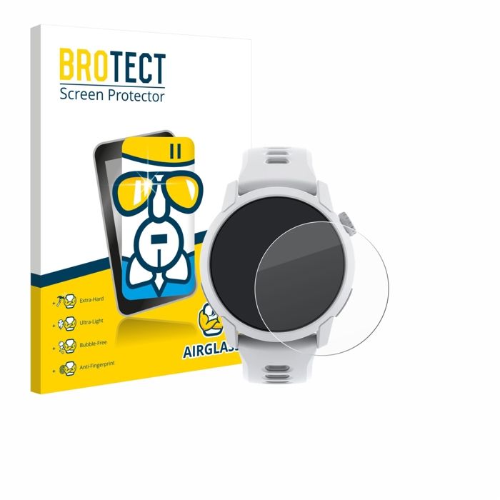 Brotect Protection Écran Verre Pour Garmin Forerunner 165 (3 Pièces) Film Protecteur Vitre 9H [Anti-Rayures, Transparent
