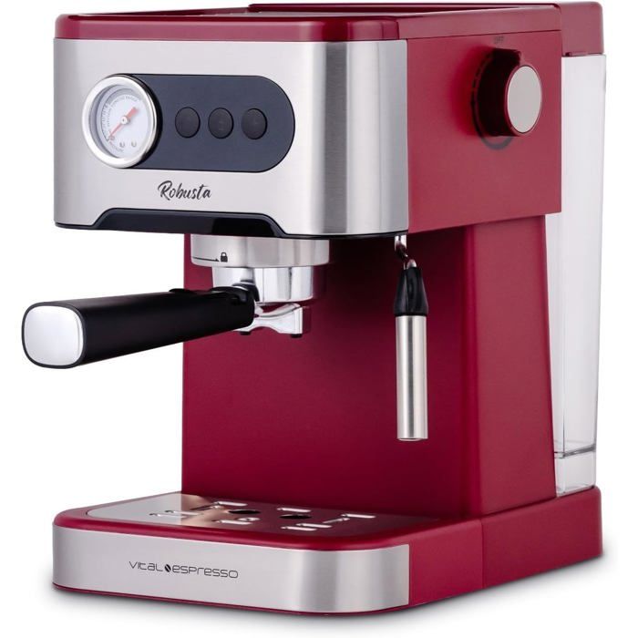 Cafetière Express. Espresso Et Cappuccino 1350 W 20 Bar Vaporisateur Orientable Système Thermo Block De Chauffage Rapide[YC89] - Diane confort