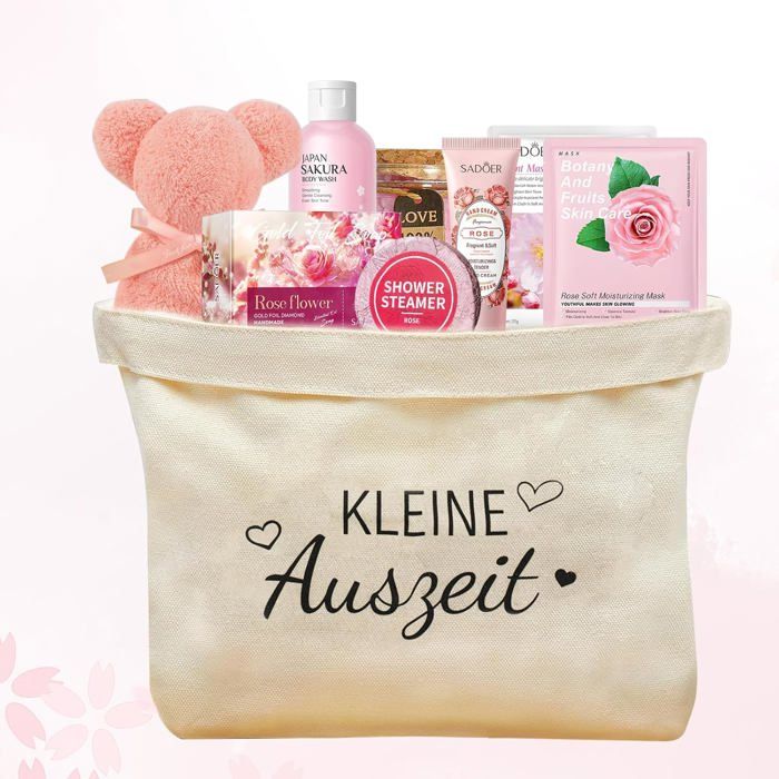 Coffret Cadeau Luxe Bougie & Diffuseur – Pêche Blanche & Oolong – Parfum Apaisant – Idéal Noël, Anniversaire, Fête Des Mères