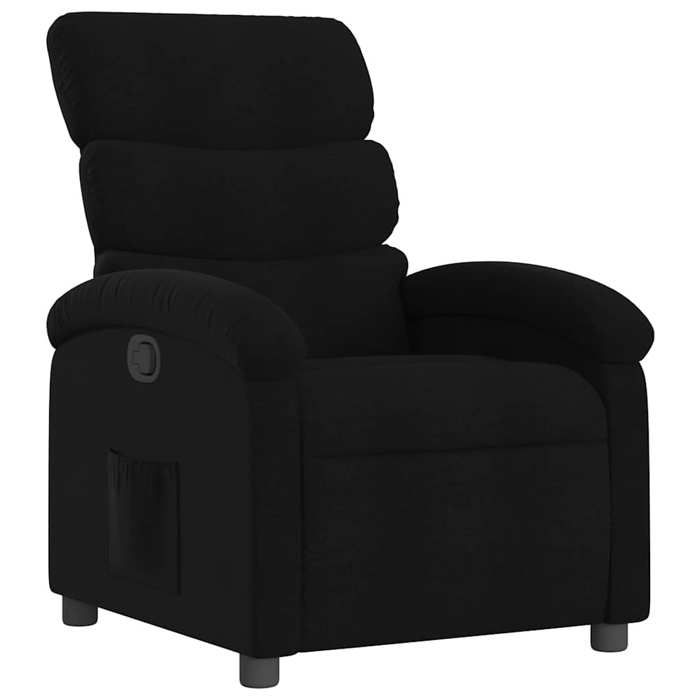 Sales SeasonChaise Simple（1 PC) - SHIELD - Fauteuil inclinable/Siège Inclinable - Noir Tissu 70x92x99 5 cm 1199535