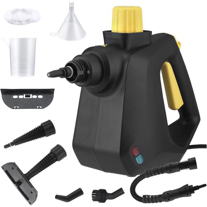 Nettoyeur Vapeur Manuel 350 ml avec 9 Accessoires pour Maison - Svatv