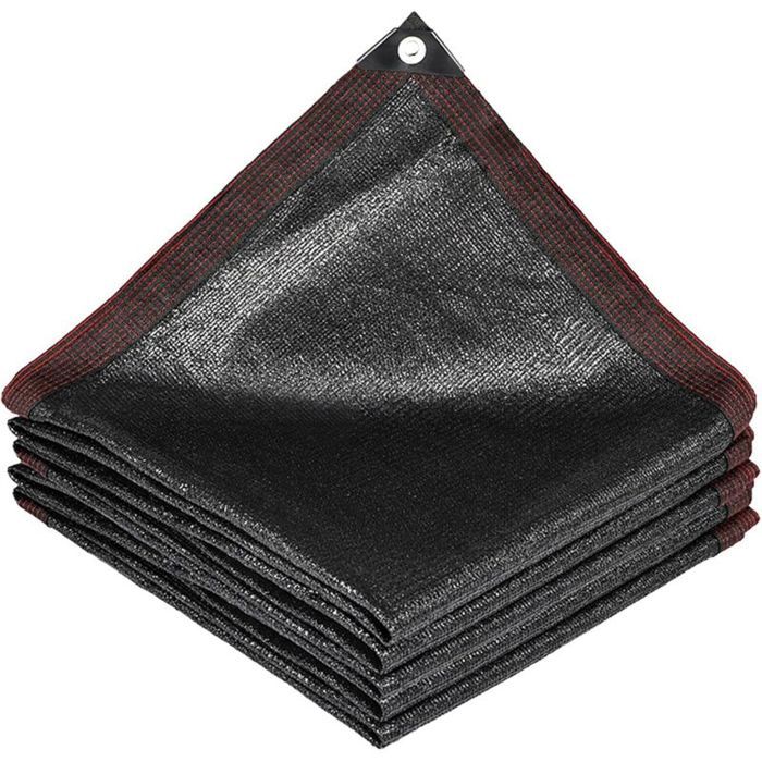 Toile ombrage HDPE 4x6m protection UV 90-95% jardin terrasse