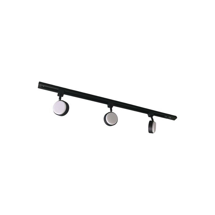 Kit luminaire sur rail - PRIOS - - 100 x 8 5 x 17 cm - noir Kit luminaire sur rail - PRIOS - - 100 x 8 5 x 17 cm - noir