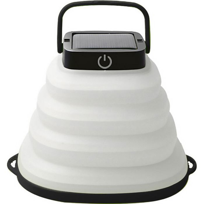 Lampe de camping pliable portable à énergie solaireétanche USBLampe de camping rechargeable suspendue lumière jaune