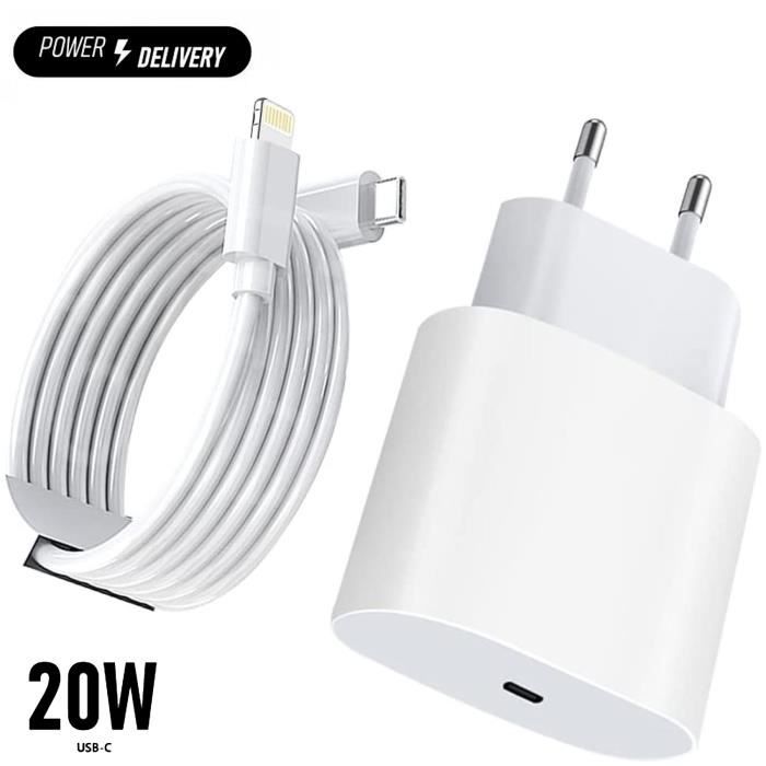 Chargeur Rapide iphone, Chargeur c apple, Chargeur iphone 13 Rapide USB