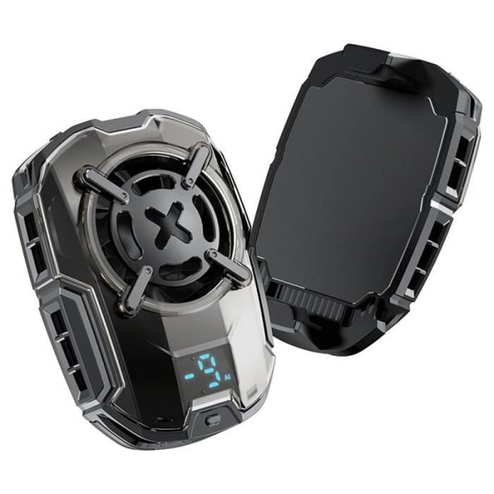 Ventilateur Refroidissement Smartphone - Technologie Peltier - Affichage Température - Pour IOS/Android - Orange