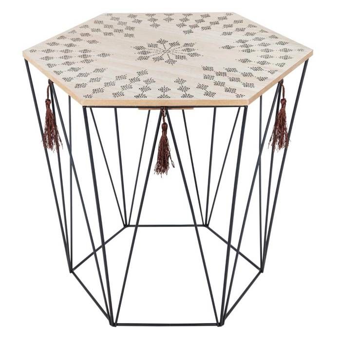 Table dappoint Kumi noir 40x38cm - Atmosphera Créateur dintérieur Table dappoint Kumi noir 40x38cm - Atmosphera Créateur dintérieur