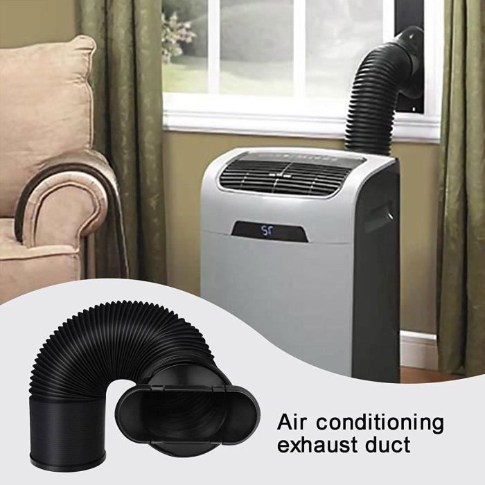 Tuyau D'évacuation Pour Climatiseur Mobile – Diamètre 150mm Ou 130mm, Longueur 1.5m Ou 2m, Filetage Anti-horaire