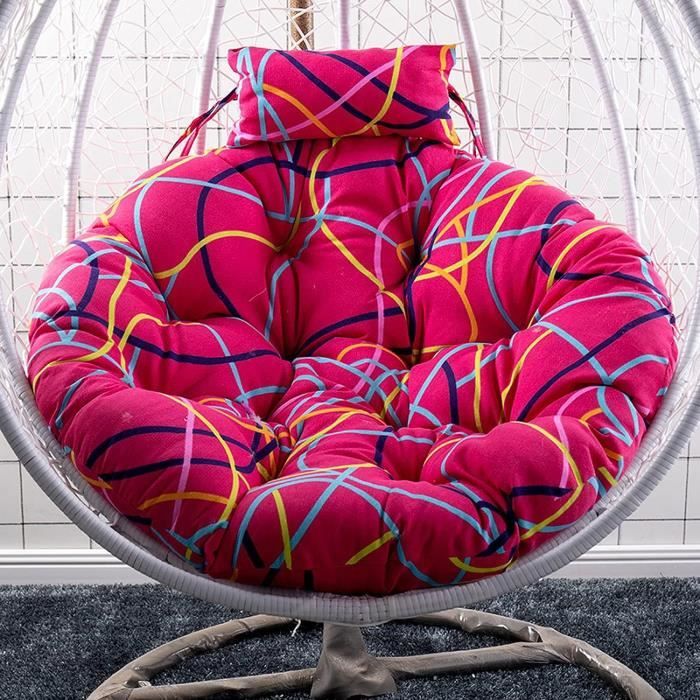 Coussin Pour Chaise Suspendue Extérieure - Épais Et Confortable, Idéal Jardin Et Balcon