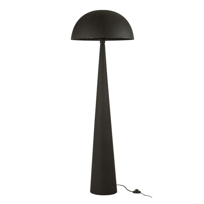 Lampadaire en Métal Champignon 148cm Noir Lampadaire en Métal Champignon 148cm Noir