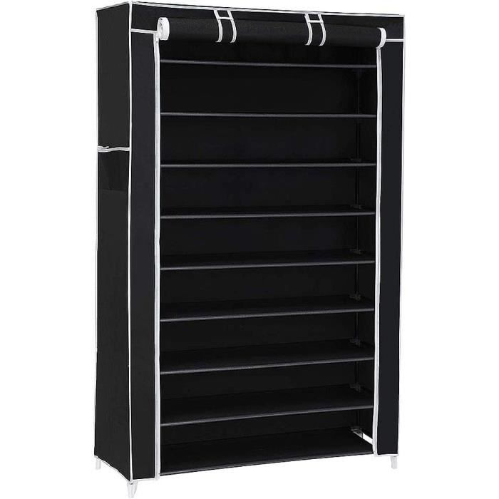 Meuble à chaussures,Étagère à chaussures large extensible T1,rangement