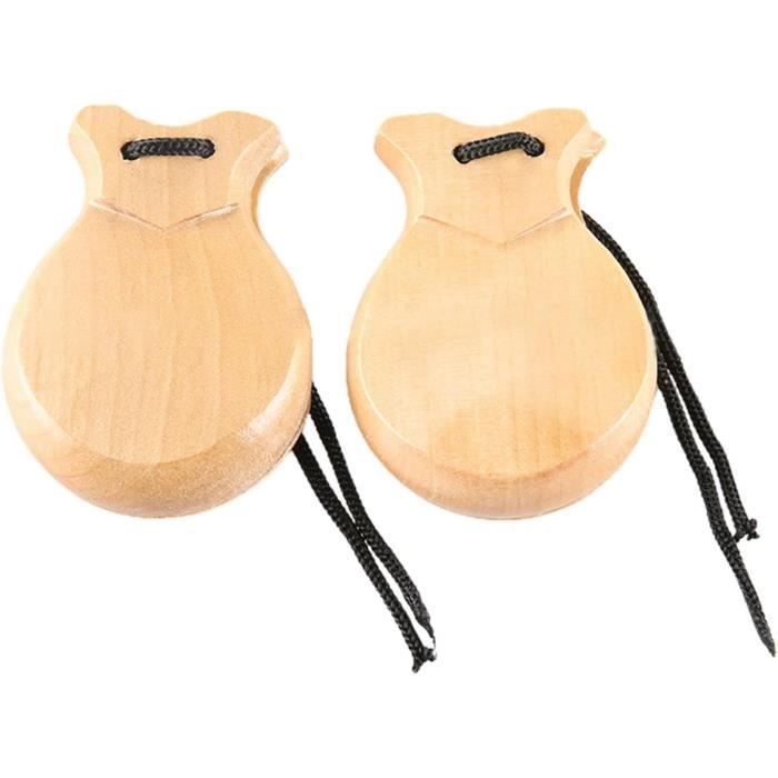 Castagnette Castagnettes Espagnoles,2 Pièces Castagnettes En Bois ...