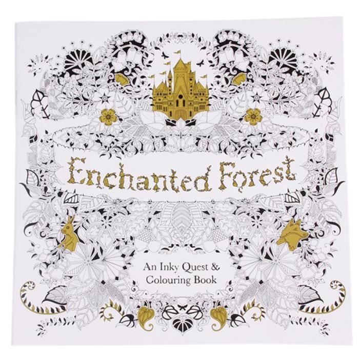 Carnet De Coloriage Foret Enchantee Dessin Art Creatif Achat Vente Jeu De Coloriage Dessin Pochoir Cdiscount