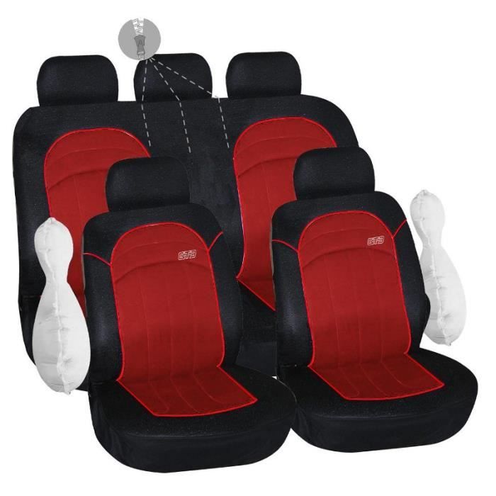 Dbs 1013044 Housses Auto 4 Sieges Voiture Sans Permis Universelles Anti Derapant Lavable Ensembles De Housses De Siege Housses Et Coussins Pour Siege