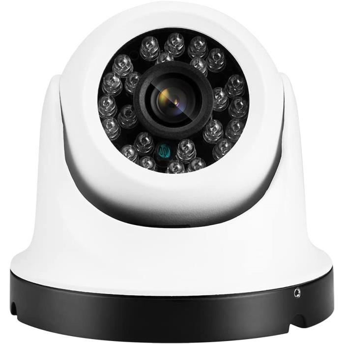 Objectif CCTV 2,8 Mm Grand Angle 128° – Ouverture F2.5 – Filetage M12 – Pour Caméra De Sécurité IP, Dôme, FPV – Verre Optique Haute Définition