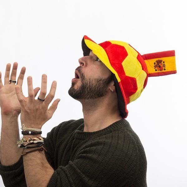 Casquette Unisexe Drapeau Espagne - Équipe Nationale De Football - Rouge - NEUF