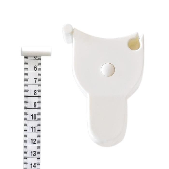 Mètre ruban de 152,4 cm rétractable pour mesurer le corps et le
