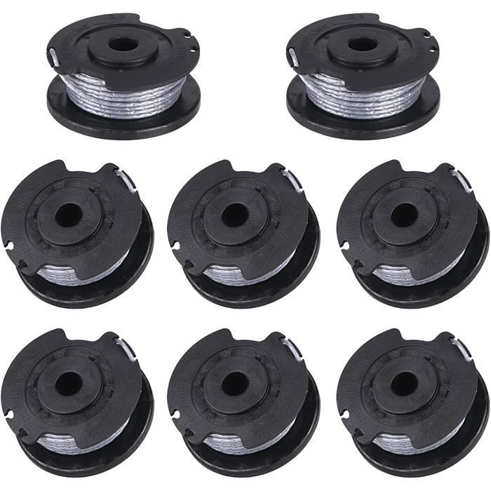 URPIZY Lot de 6 bobines et Fil pour débroussailleuse RAC125 pour RLT1830H13, RLT1825LI et OLT1831S, 3 x 1,6 mm