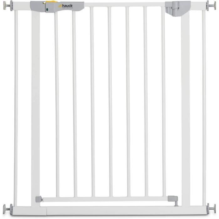 Barrière Escamotable 110x78cm Sans Perçage - Pour Enfants & Animaux - Maille Coulissante