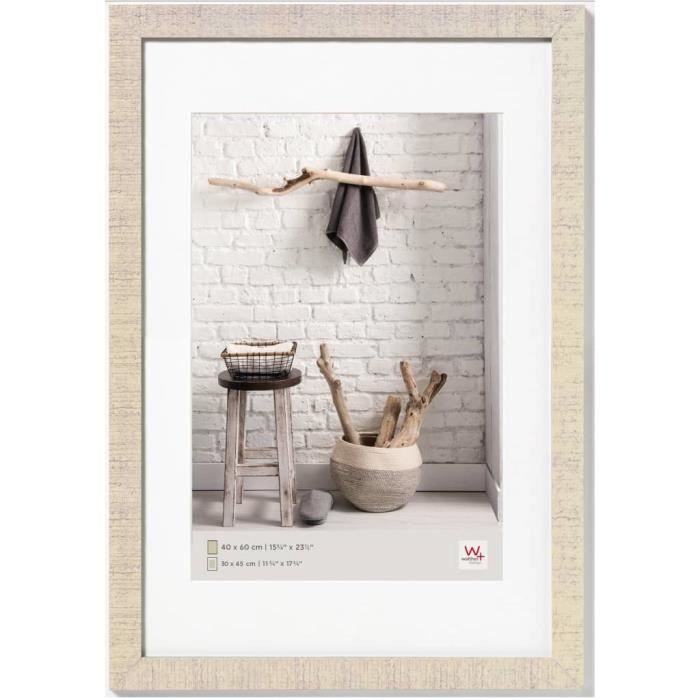 walther design cadre photo verre antireflet 18 x 24 cm porte-photo sans