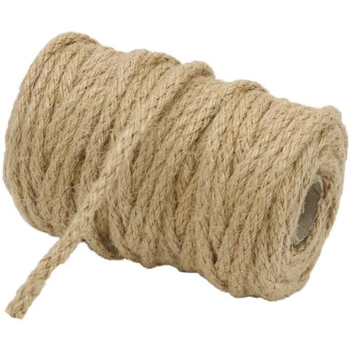 Toile De Jute Vivifying Ficelle De Jute Marron 200 M Pour Jardin