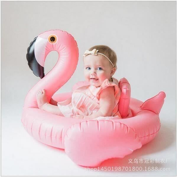 Flamant Gonflable Bouee Bebe Enfant Baignoire Fauteuil A Piscine Assis Securite Animal Mignon Cygne Renforcage Rose Cdiscount Jeux Jouets