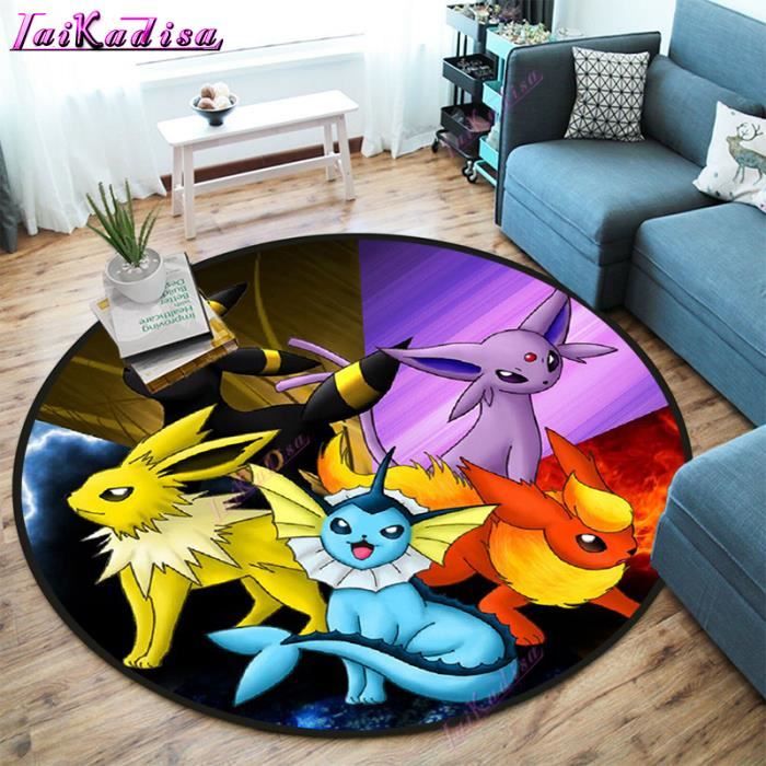 Tapis Rond Oshi No Ko Imprimé 3D Antidérapant - Chambre Enfant Et Salon 80/100/120 Cm