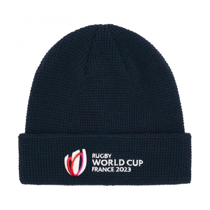 Bonnet Coupe du Monde de Rugby 2023 - Macron - Bleu Marine - Adulte ...