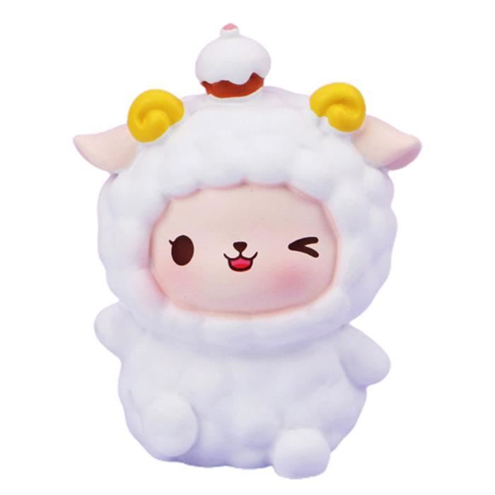 Mxzzand Ornement De Mouton En Résine Statue De Mouton En Résine