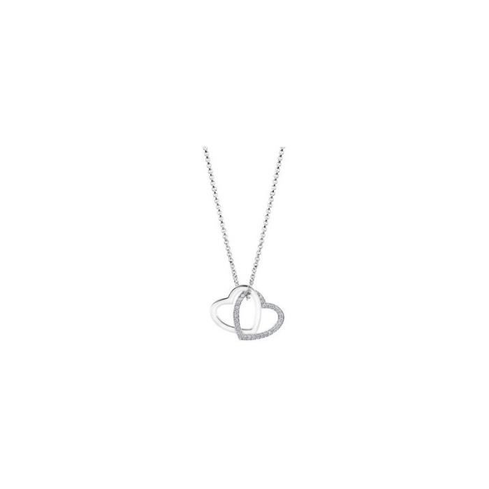 Comparer les prix de Collier Femme - LOTUS - LP1991-1/1 - Argent - Doubles Coeurs - Oxyde de Zirconia
