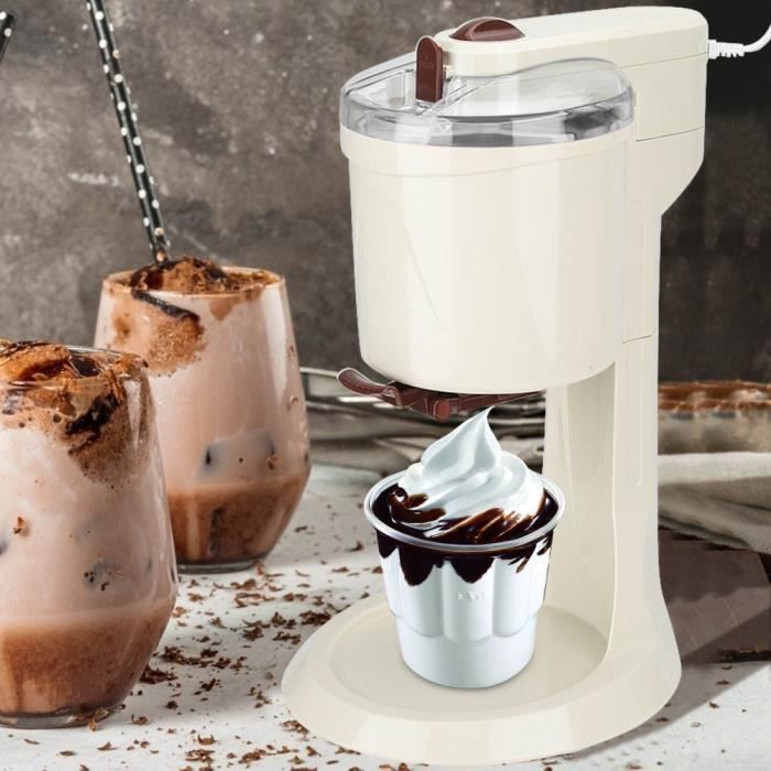 Machine à Glace Roulée Instantanée XL - Pour Crème Glacée, Sorbet, Yaourt Glacé Maison, Avec 2 Spatules