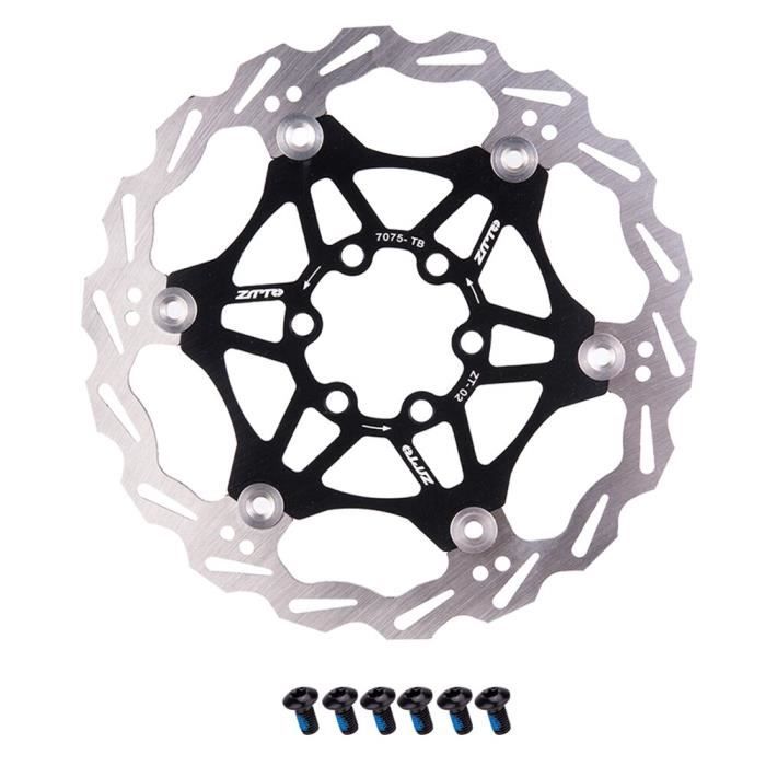 Disque De Frein Vélo 180mm - 6 Trous Acier Inoxydable - Universel VTT, BMX, Ville - Marque TIYO