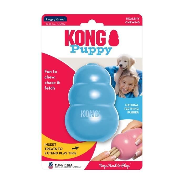 Jouets - Jeux pour chien,KONG – jouet à mâcher classique pour chien de  taille L, Collection jusqu'à 13 30kg (30 - Type Bleu - L -B - Cdiscount