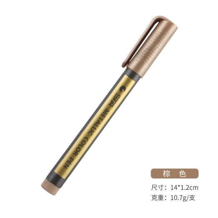 Feutre Bic Marqueur Permanent Intensity, Couleurs Métalliques, étui