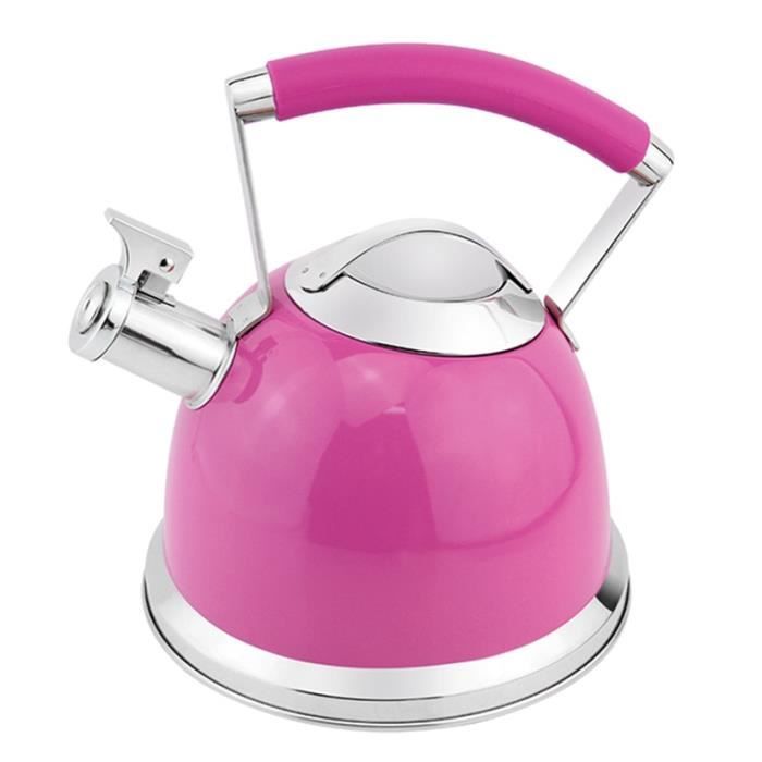Théière 2.5L HGK PLUTO - Bouilloire Sifflante En Acier Inoxydable 18/10, Gaz & Induction