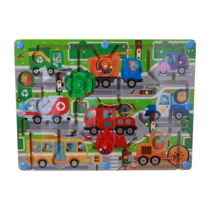 Jeu De Puzzle Magnétique Pour Enfants Labyrinthe Jeu De Puzzle Motif Mignon En Bois