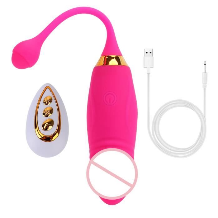 Vibromasseur de culotte en silicone télécommandé