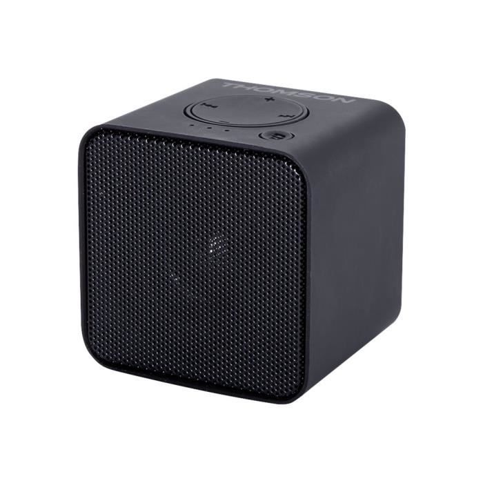 Thomson WS01 Haut-parleur pour utilisation mobile sans fil Bluetooth 3 Watt noir métallisé