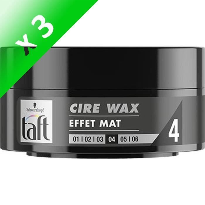 Lot De 2 Cires Coiffantes Taft Brilliance - 75 Ml Chaque, Schwarzkopf, Fabriqué En France, Neuf
