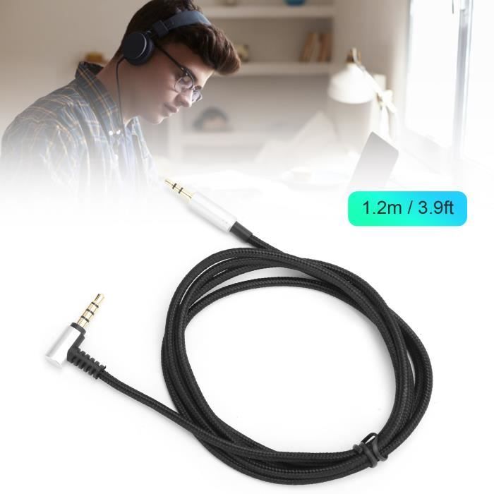 ETO Cordon audio o Cable 3.5Mm To 2.5Mm Cable Black Bfor RAIDing Rope