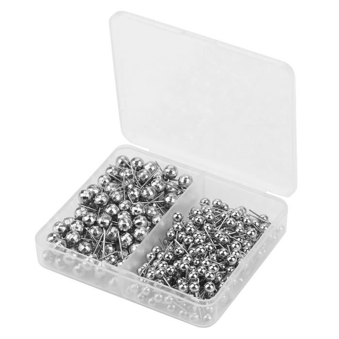 Épingle à Tête Sphérique En Argent Sterling 925 - 45x1.5 Mm - Pour Bijoux Ou Argenterie