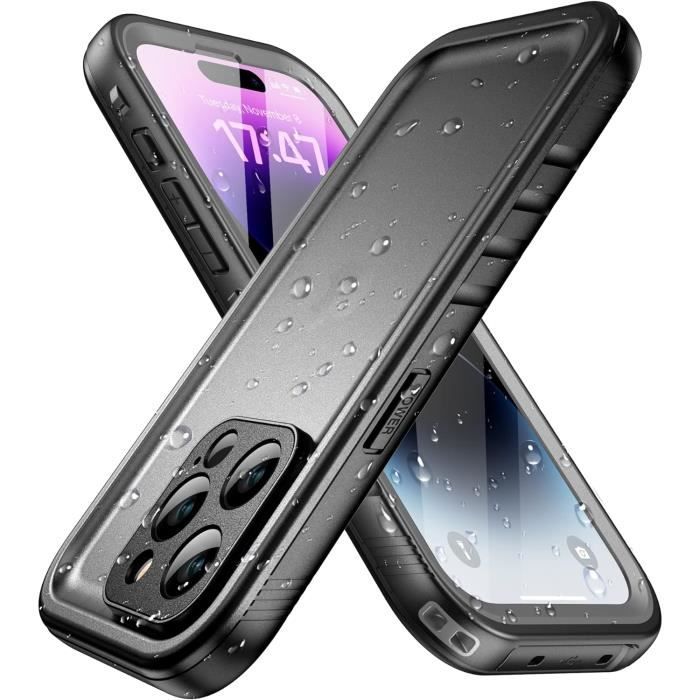 SPORTLINK Coque Pour IPhone 16 Plus Étanche Antichoc - 360 Degres Incassable Militaire Rigide Intégrale Case/Bumper [Contrôle De Caméra] [IP68 Waterproof/Imperméable] [avec Protection Camera+Écran